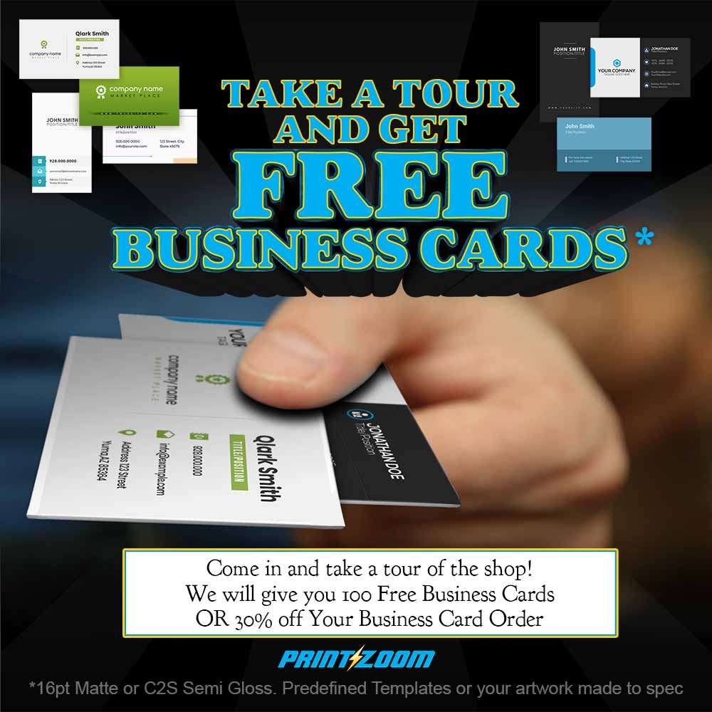 print zoom free business cards
